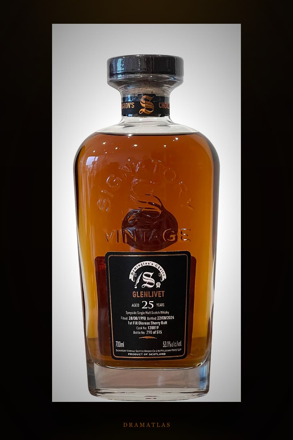 Glenlivet 1998 SV Cask Strength Collection - SymingtonÕs Choice