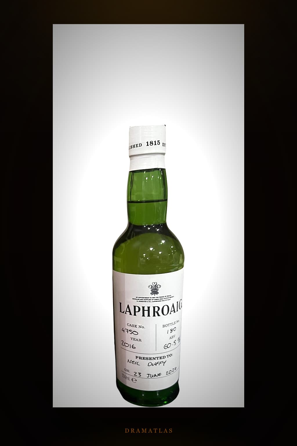 Laphroaig 2016 Single Cask - Dunnage Warhouse Series