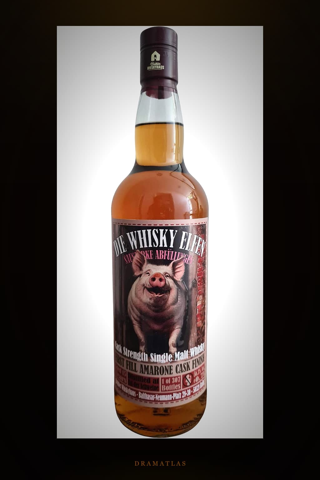 Distilled at a Secret Speyside Distillery 15-year-old BW Die Whisky Elfen - Saustarke Abfllungen