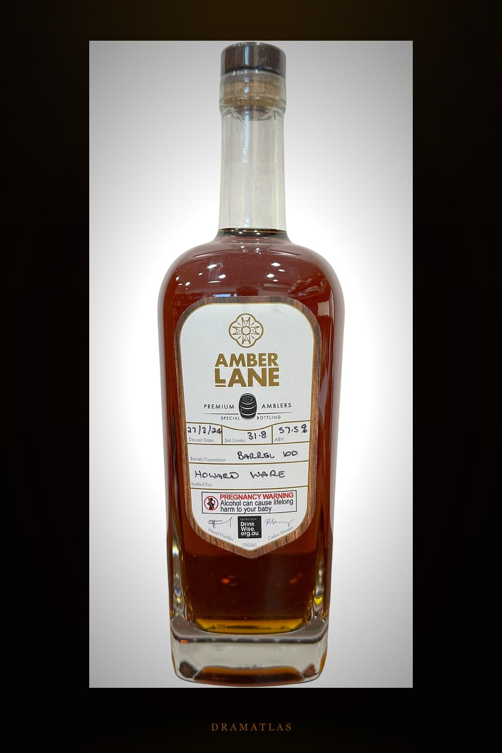 Amber Lane Special Bottling Handfilled