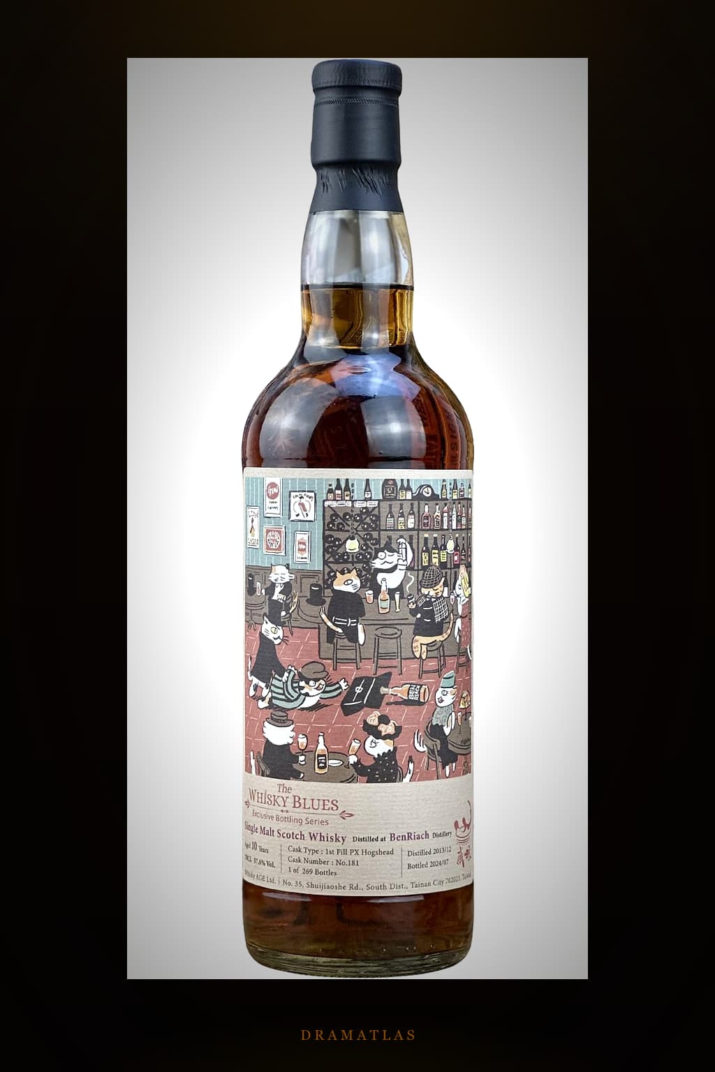 BenRiach 2013 WAGE The Whisky Blues - Exclusive Bottling Series