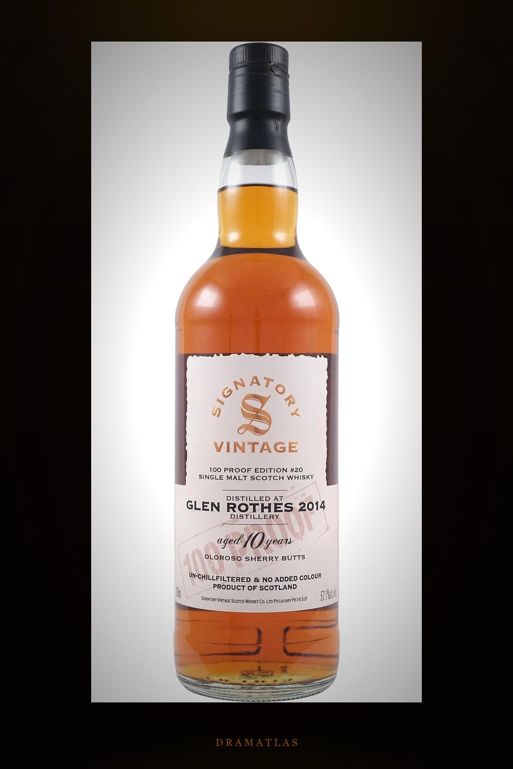 Glenrothes 2014 SV 100 Proof - Edition #20