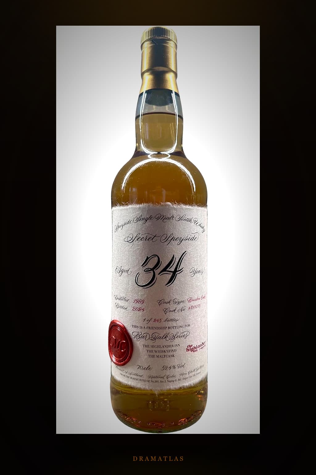 Secret Speyside 1989 TWf Bar Talk Series