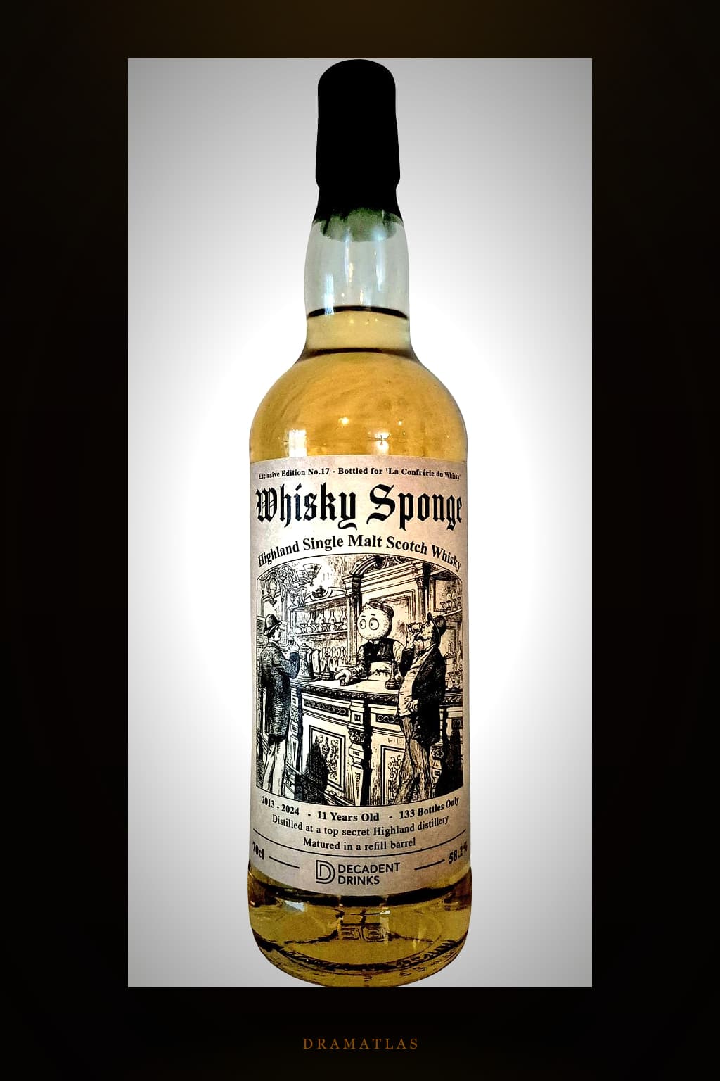 Highland Single Malt Scotch Whisky 2013 DeDr Whisky Sponge