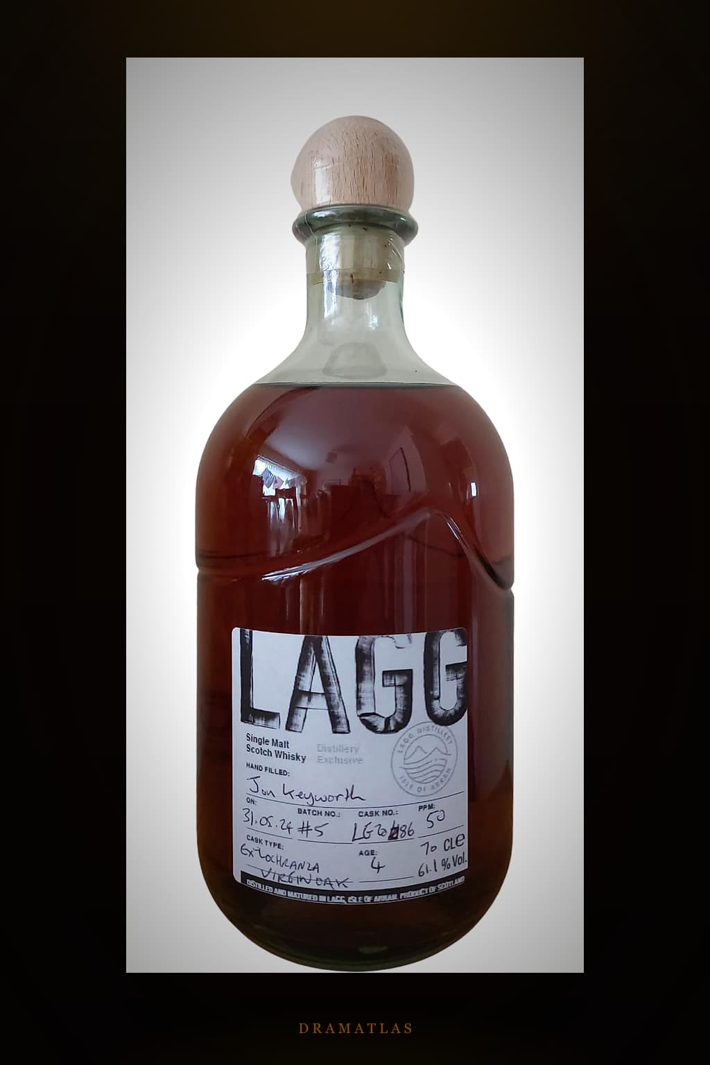 Lagg 2020 Distillery Exclusive Handfilled