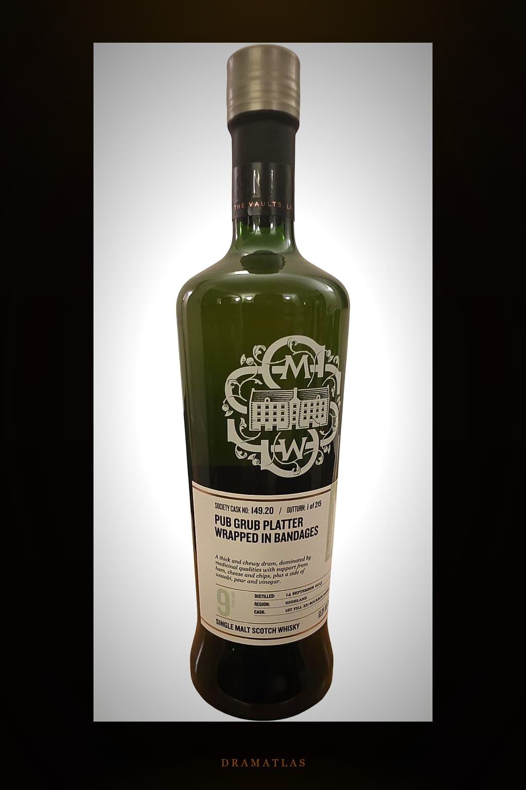 Ardnamurchan 2015 SMWS 149.20 Pub Grub Platter Wrapped in Bandages