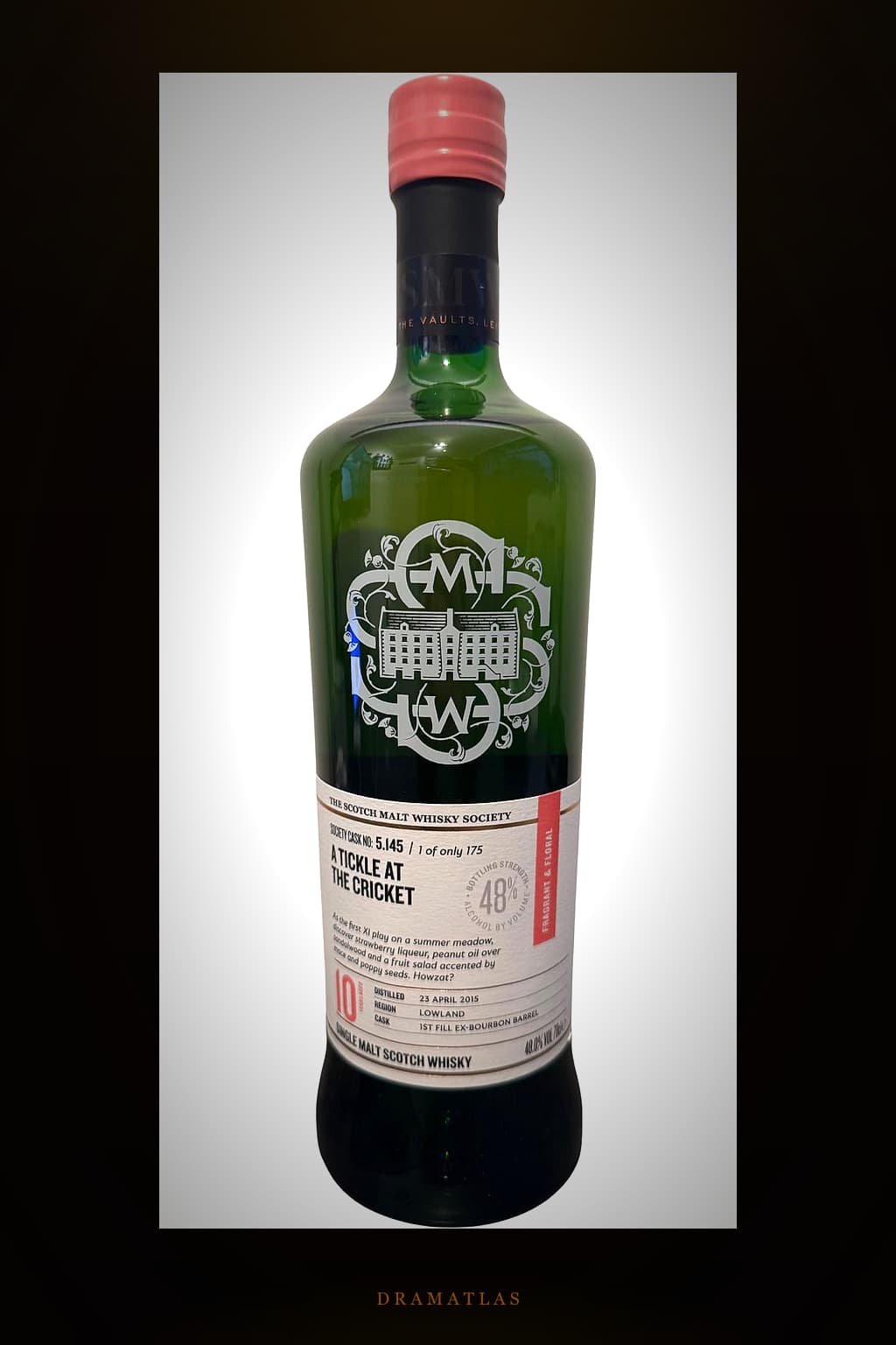 Auchentoshan 2015 SMWS 5.145 A tickle at the cricket