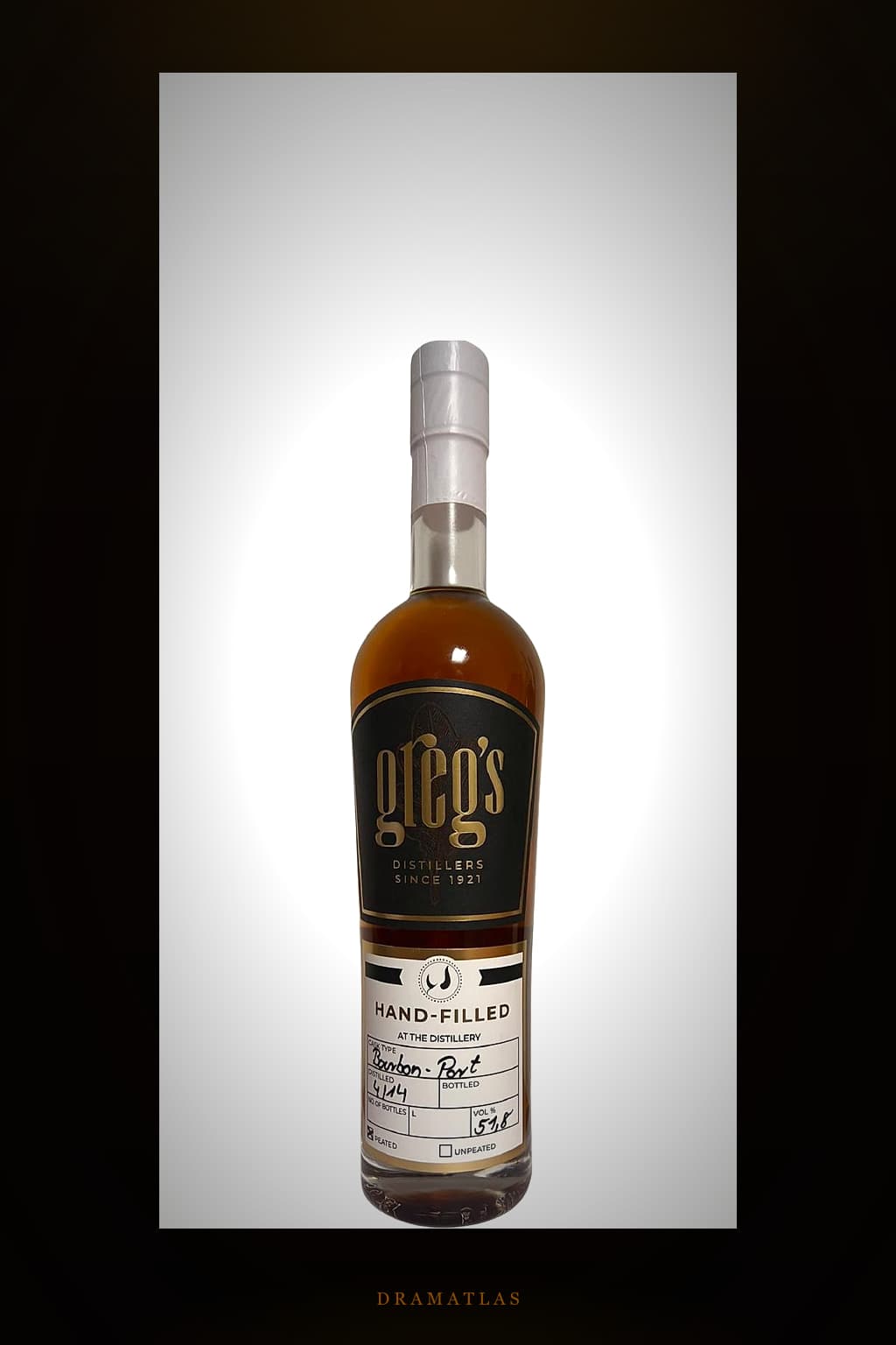 Greg's 2014 Hand-filled at the Distillery