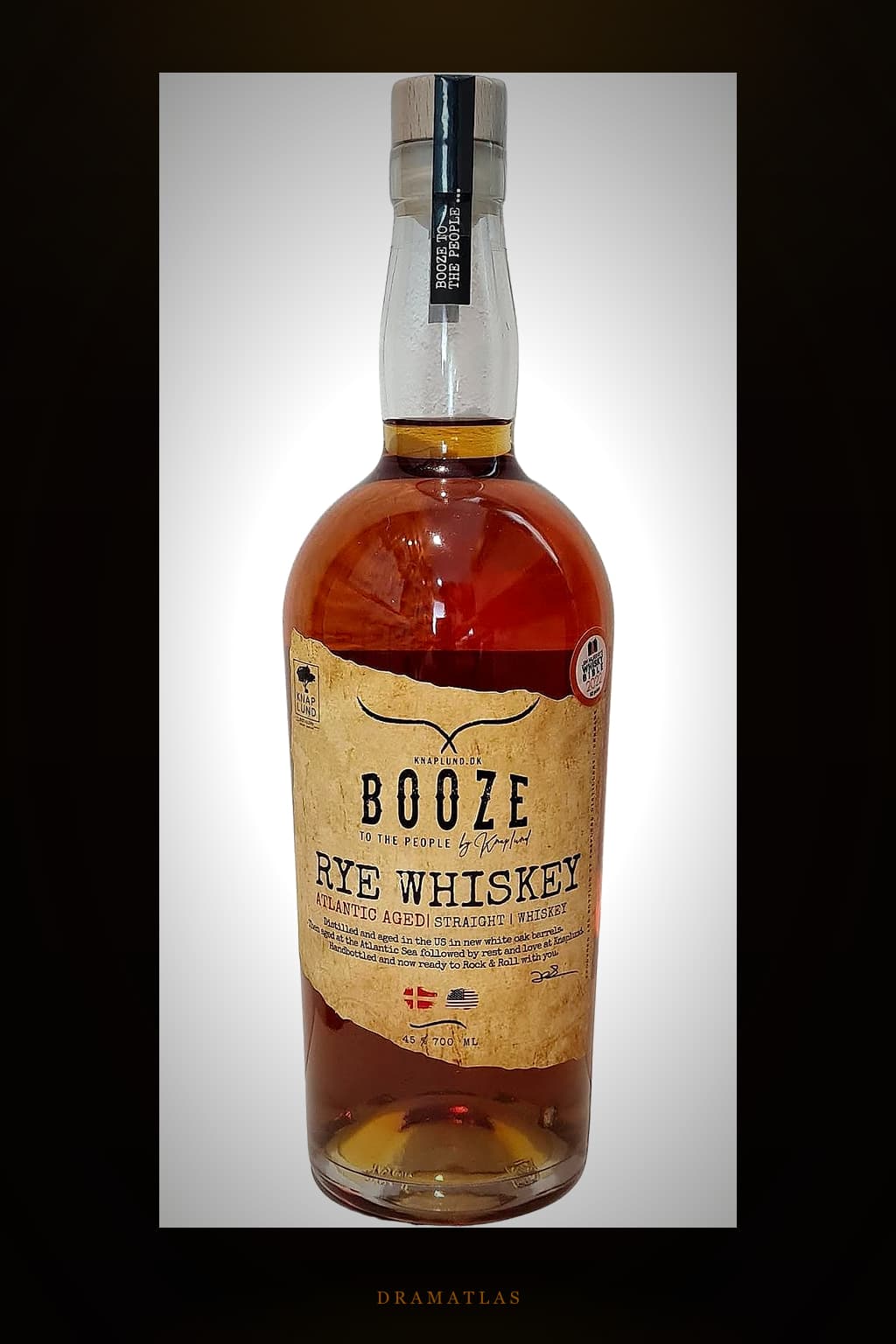 Knaplund Rye Whiskey Booze to the People