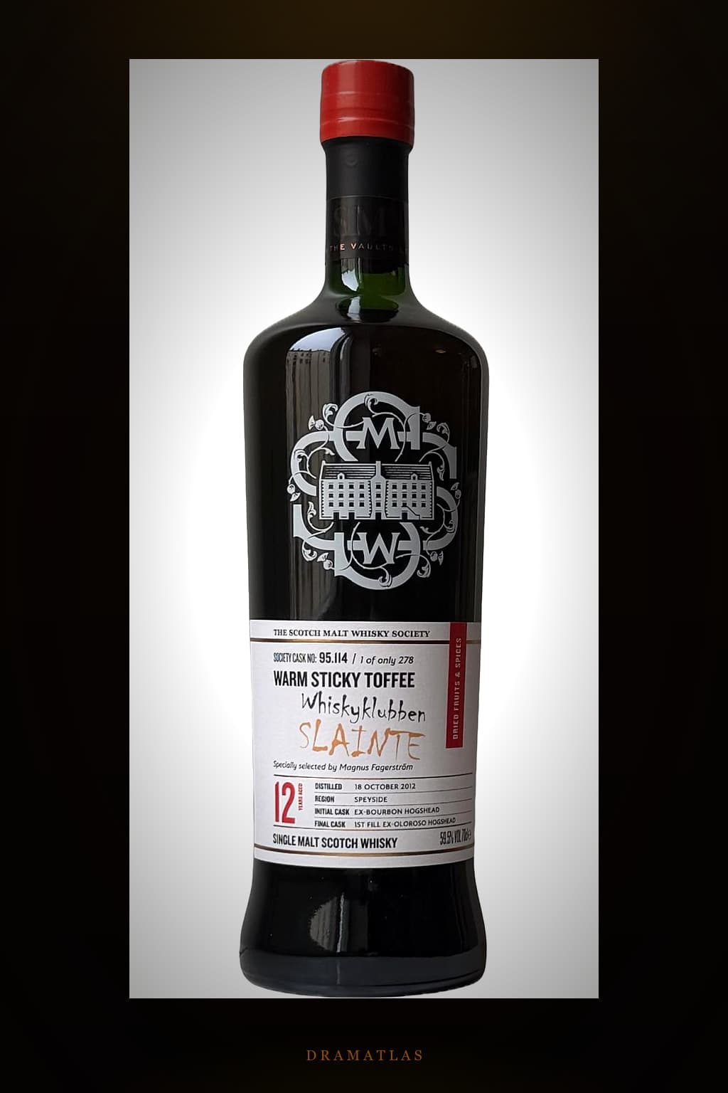 Auchroisk 2012 SMWS 95.114 Warm Sticky Toffee