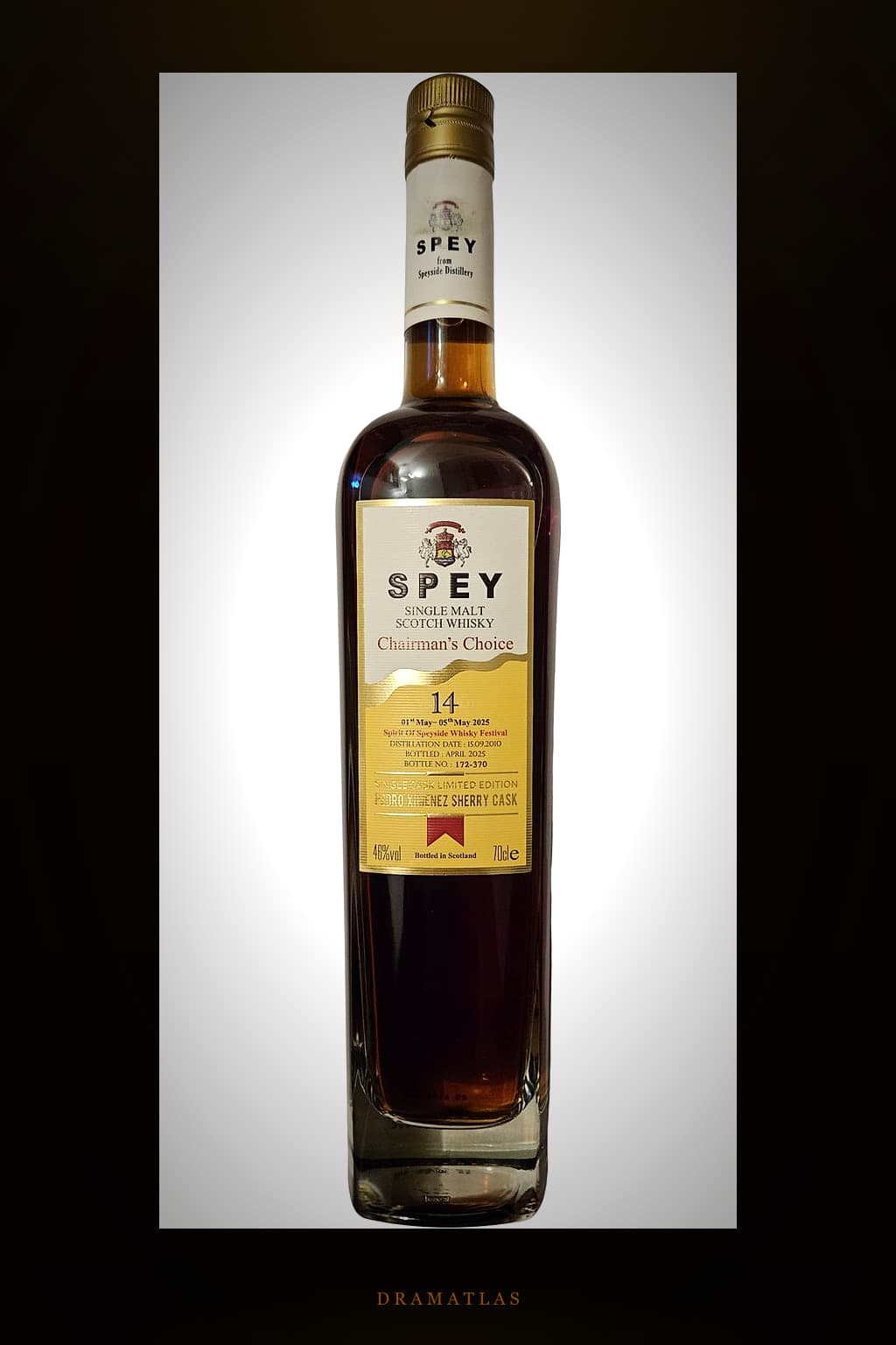SPEY 2010 Chairman's Choice - Single Cask Limited Edition