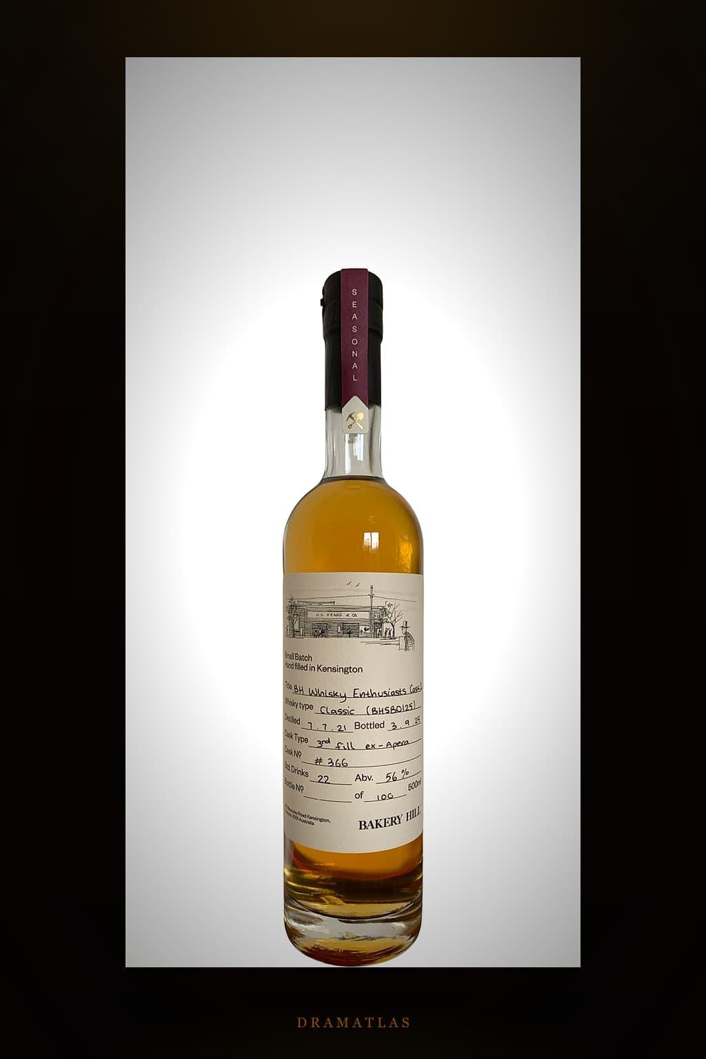Bakery Hill 2021 Enthusiasts Cask 1
