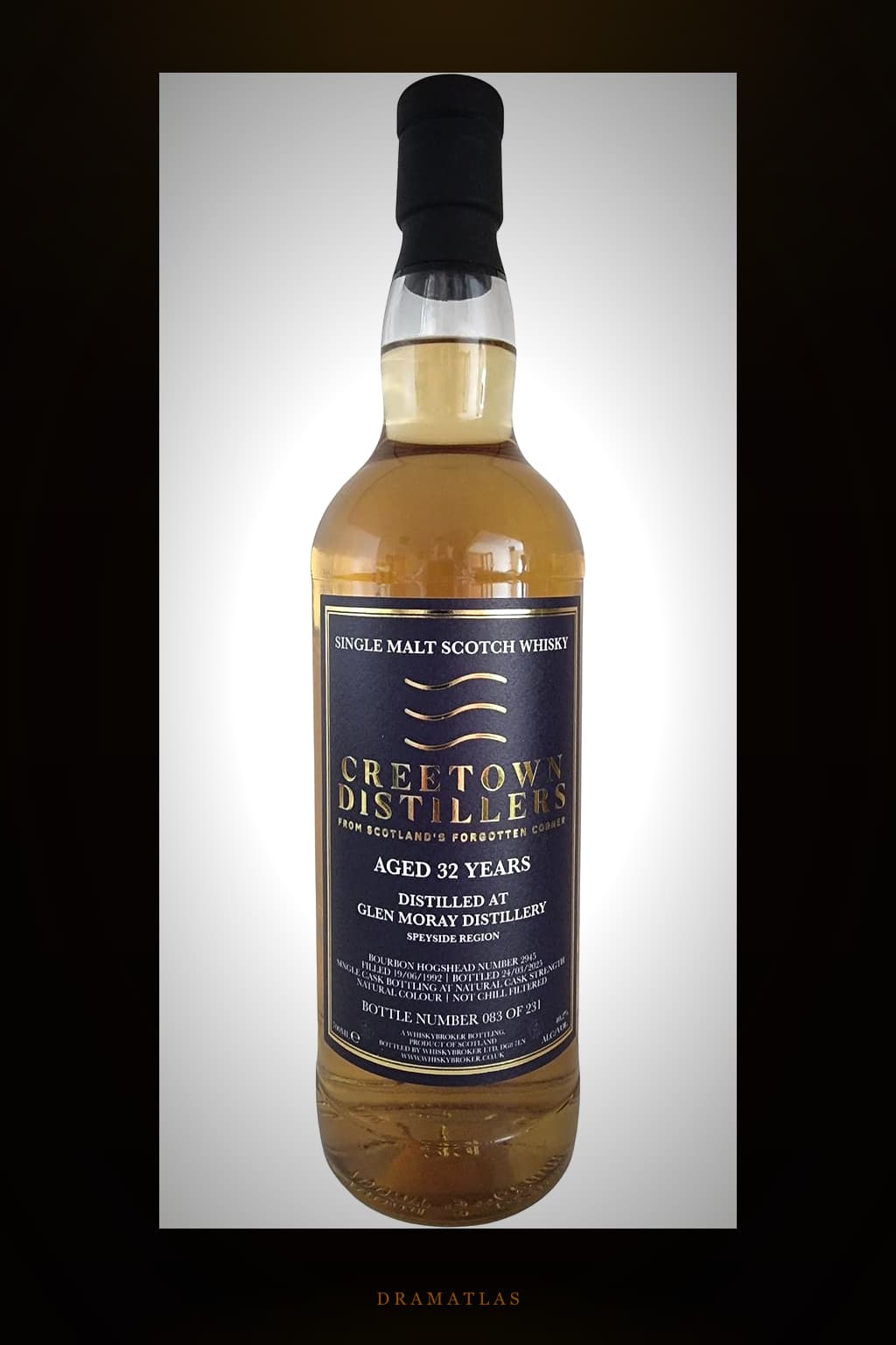 Glen Moray 1992 WhB Creetown Distillers