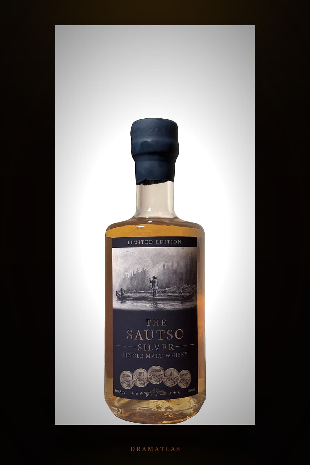 Single Malt The Sautso Silver Alta Laksefiskeri Interessentskap (ALI) 300th Anniversary celebratory bottling