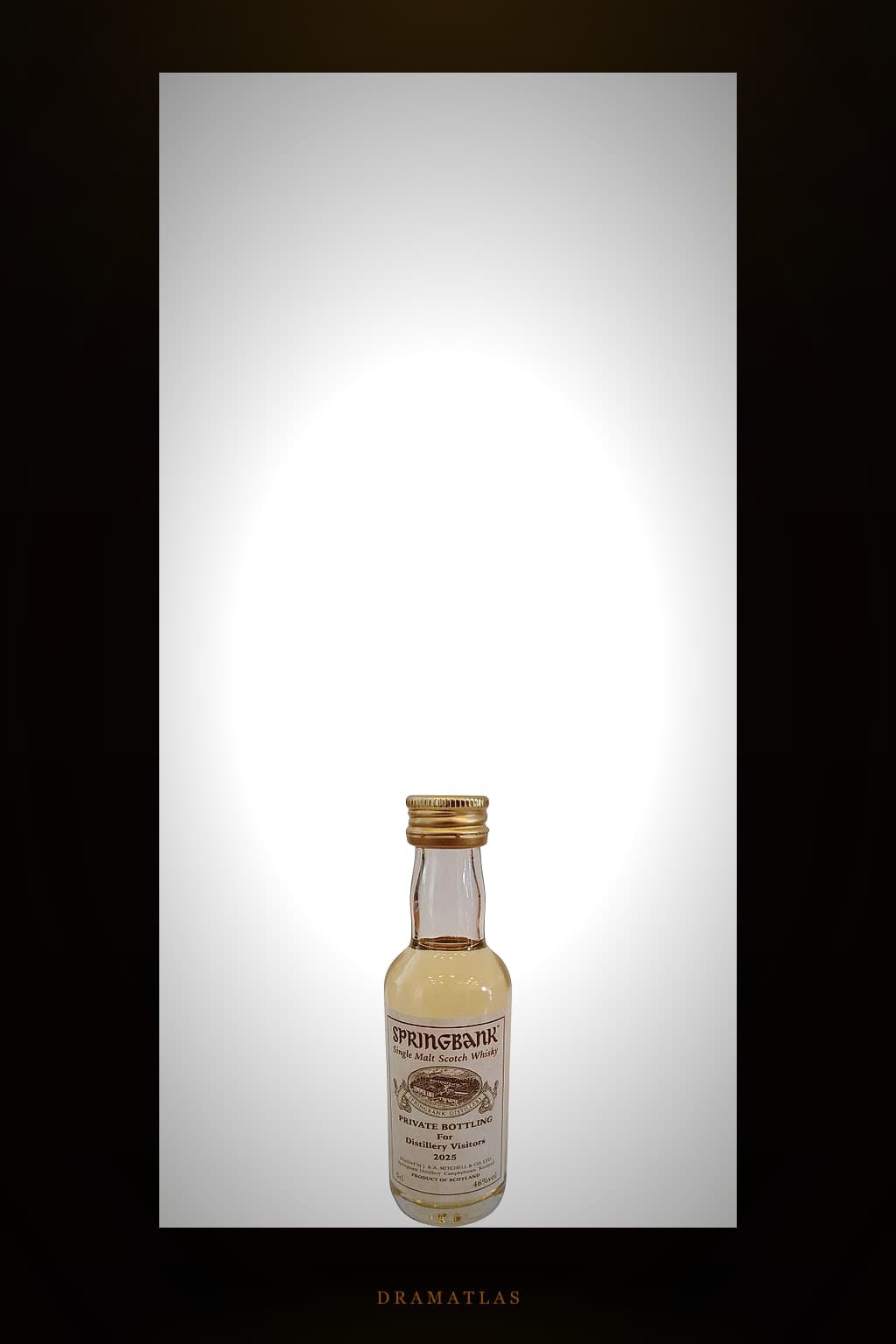 Springbank Distillery Visitors 2025 Private Bottling