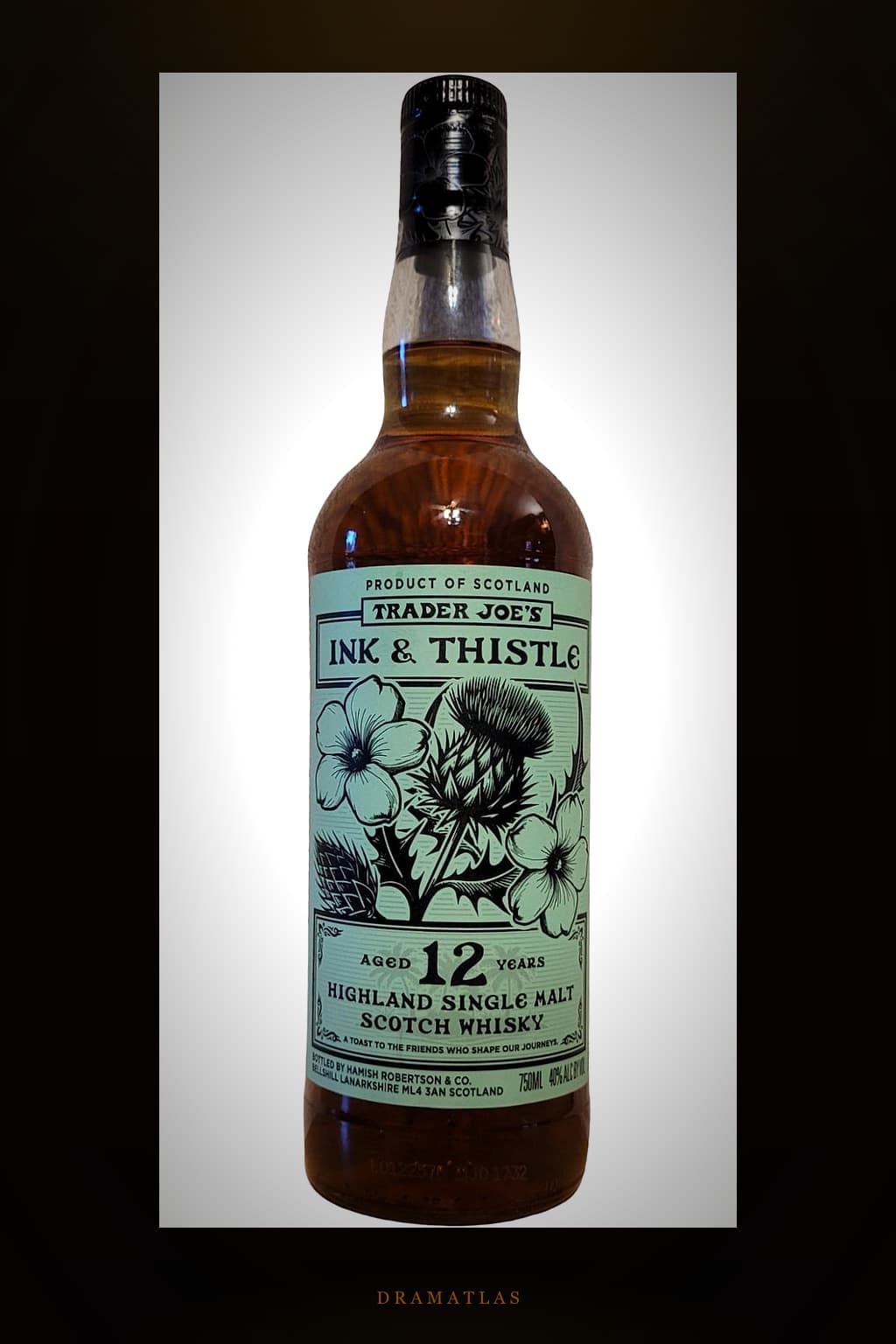 Highland Single Malt Whisky 12-year-old Ink & Thistle