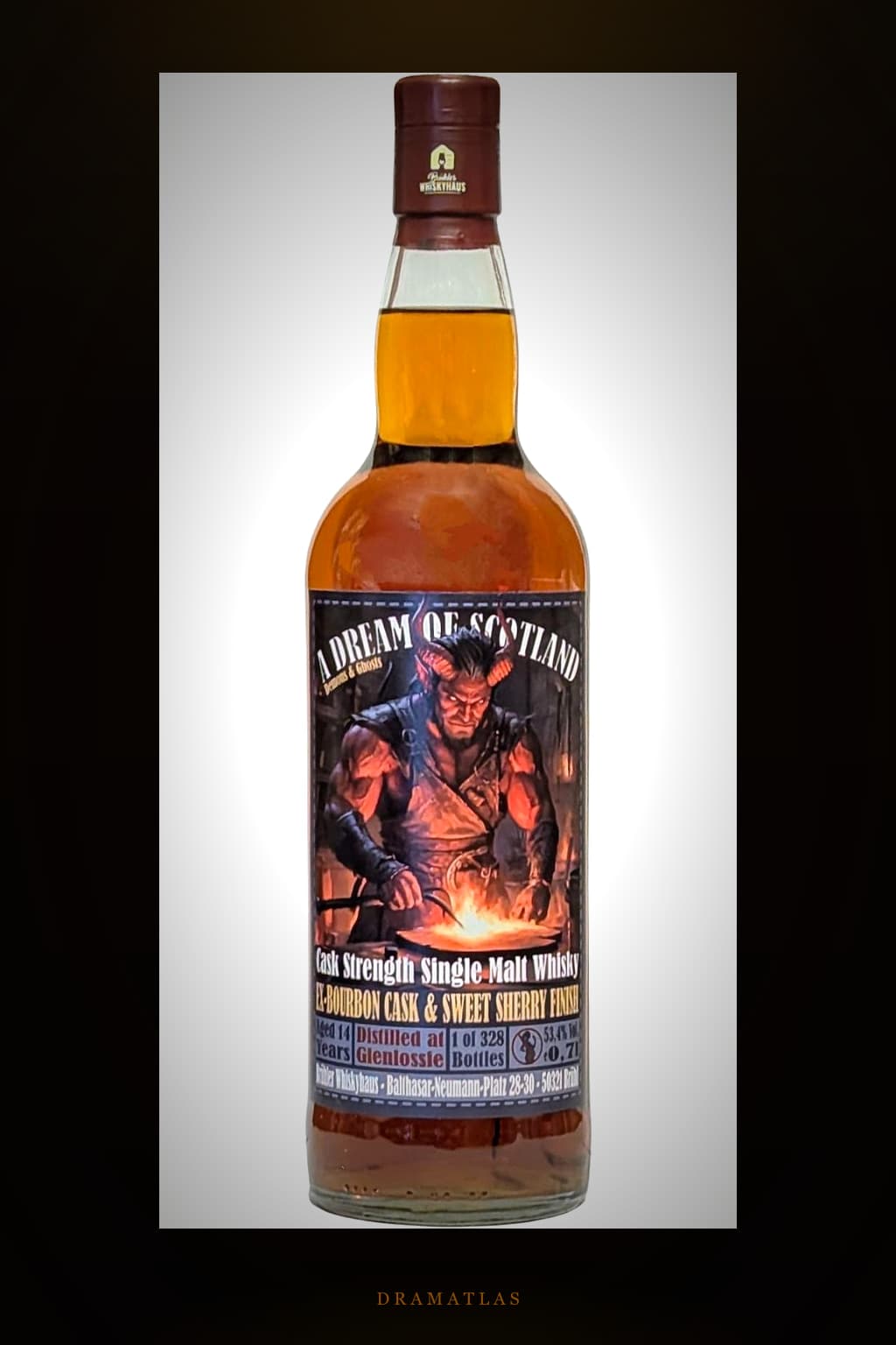 Glenlossie 14-year-old BW A Dream of Scotland - Demons & Ghosts