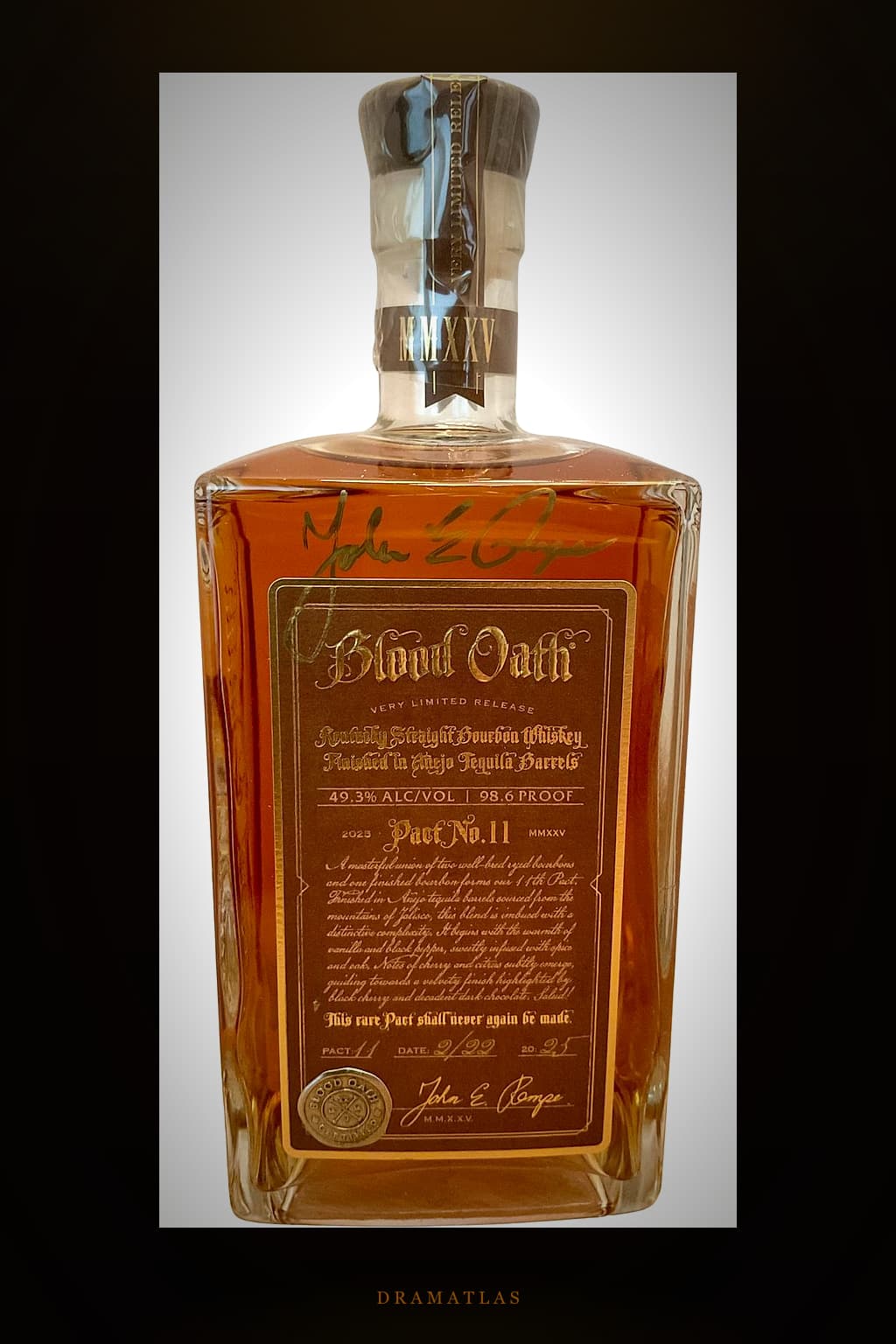 Blood Oath Pact No. 11 Kentucky Straight Bourbon Whiskey