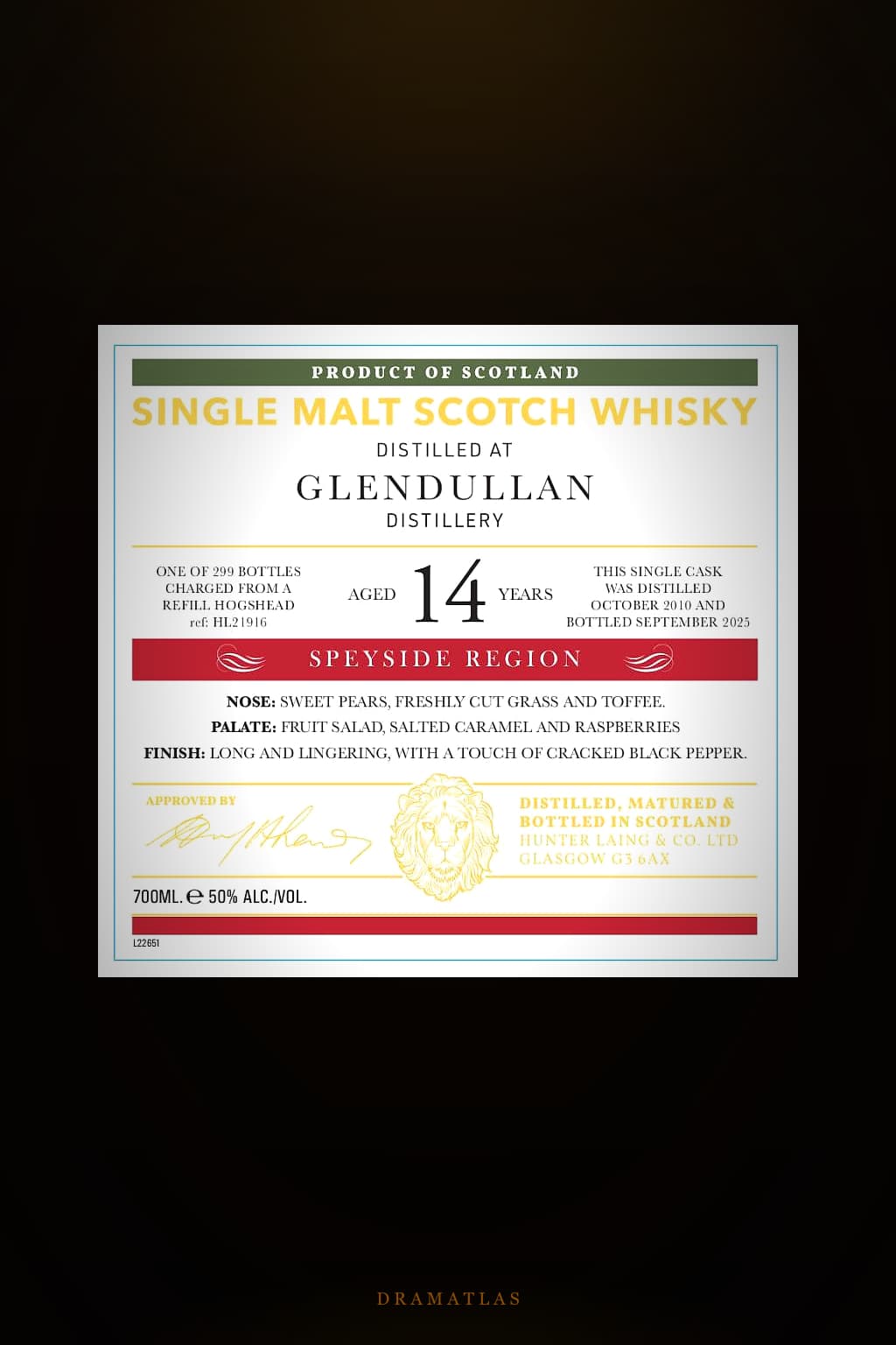 Glendullan 2010 HL The Old Malt Cask