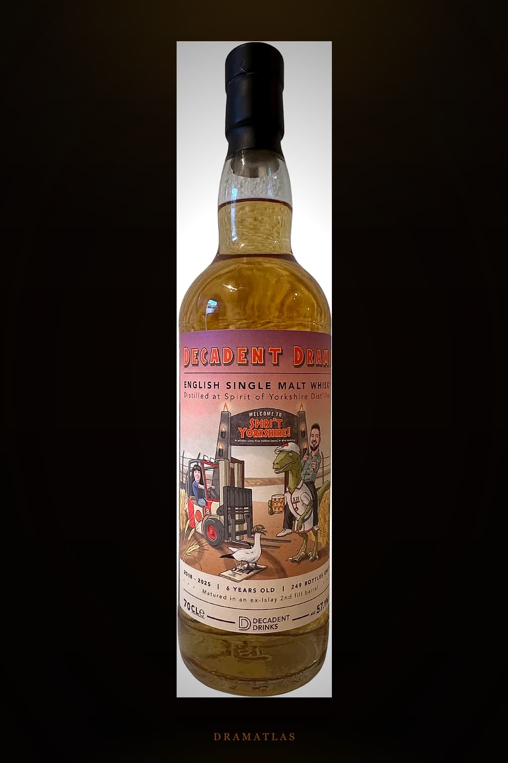Spirit of Yorkshire Distillery 2018 DeDr Decadent Drams
