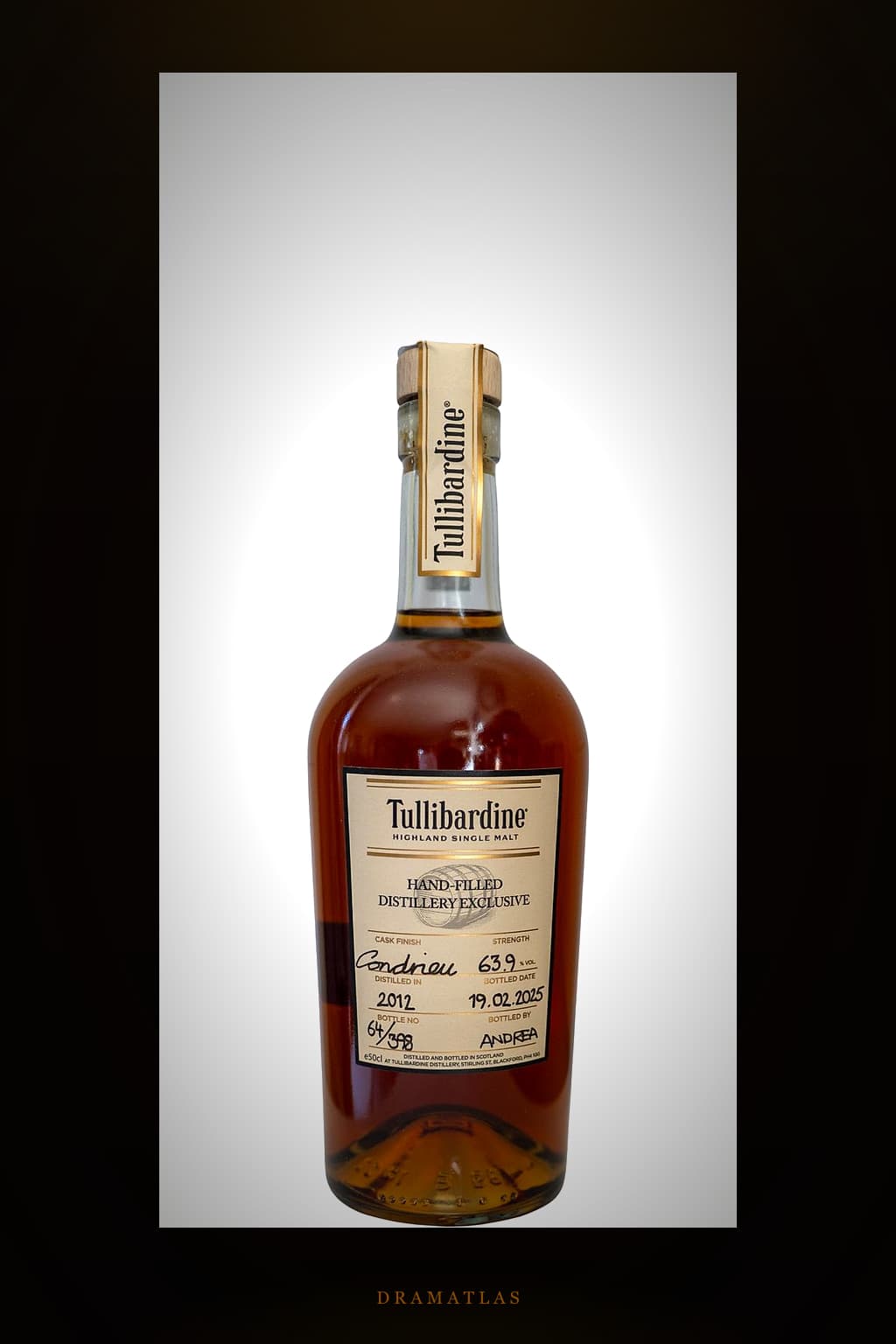 Tullibardine 2012 Hand Filled Distillery Exclusive