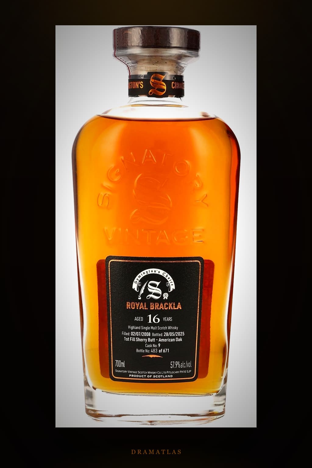 Royal Brackla 2008 SV Cask Strength Collection - Symington’s Choice