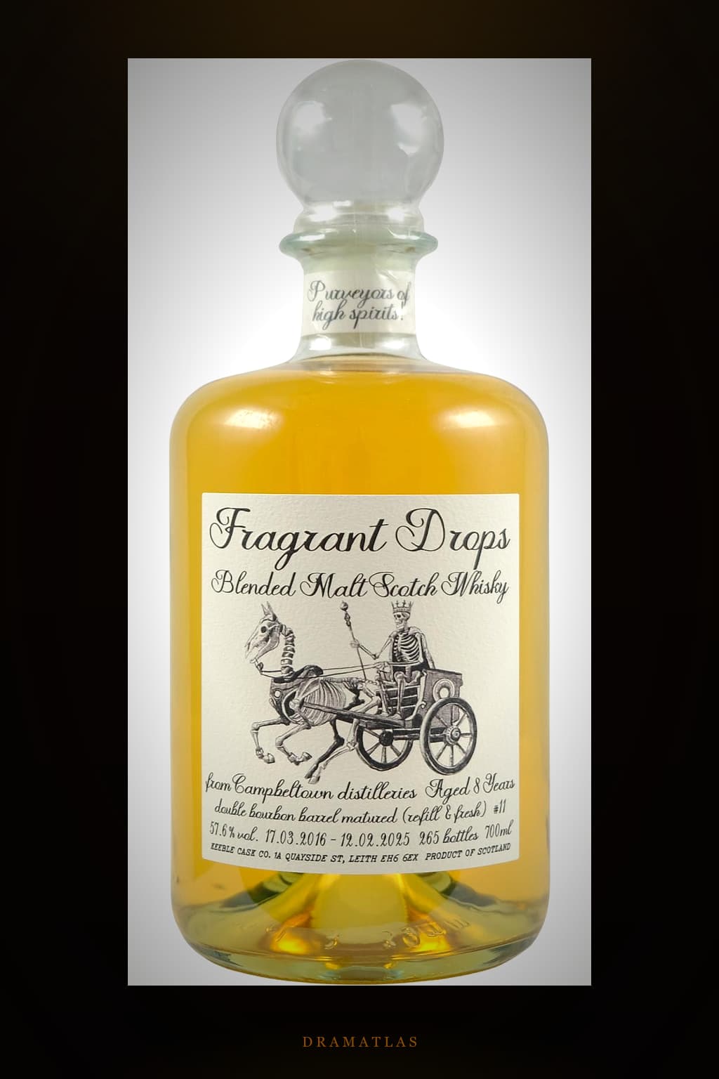 Campbeltown Blended Malt Scotch Whisky 2016 KCC Fragrant Drops
