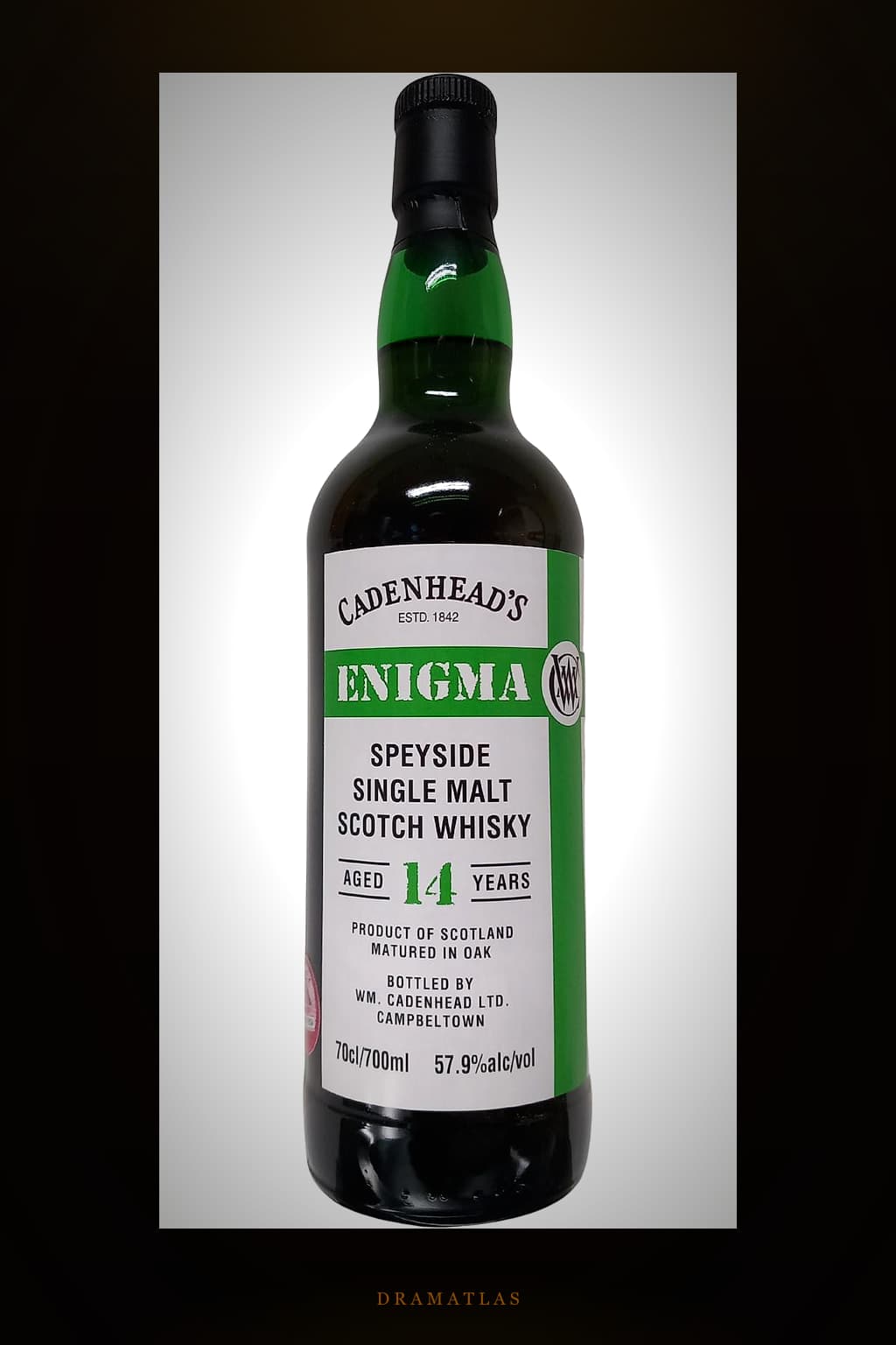 Speyside Single Malt Scotch Whisky 14-year-old CA Enigma