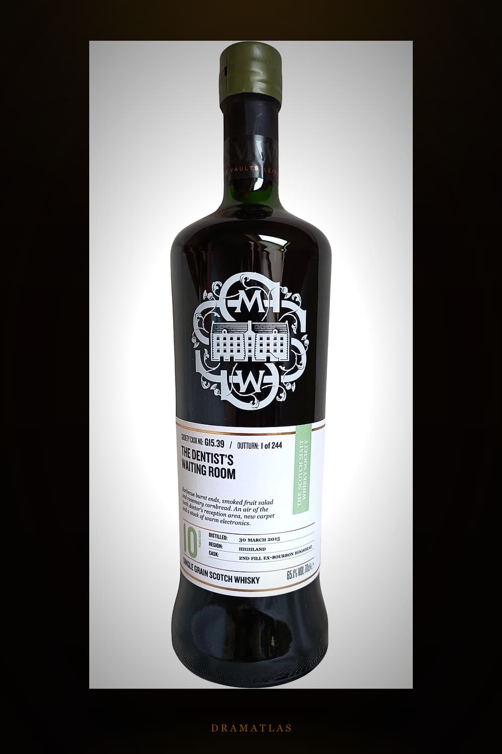 Loch Lomond 2015 SMWS G15.39 The dentist's waiting room