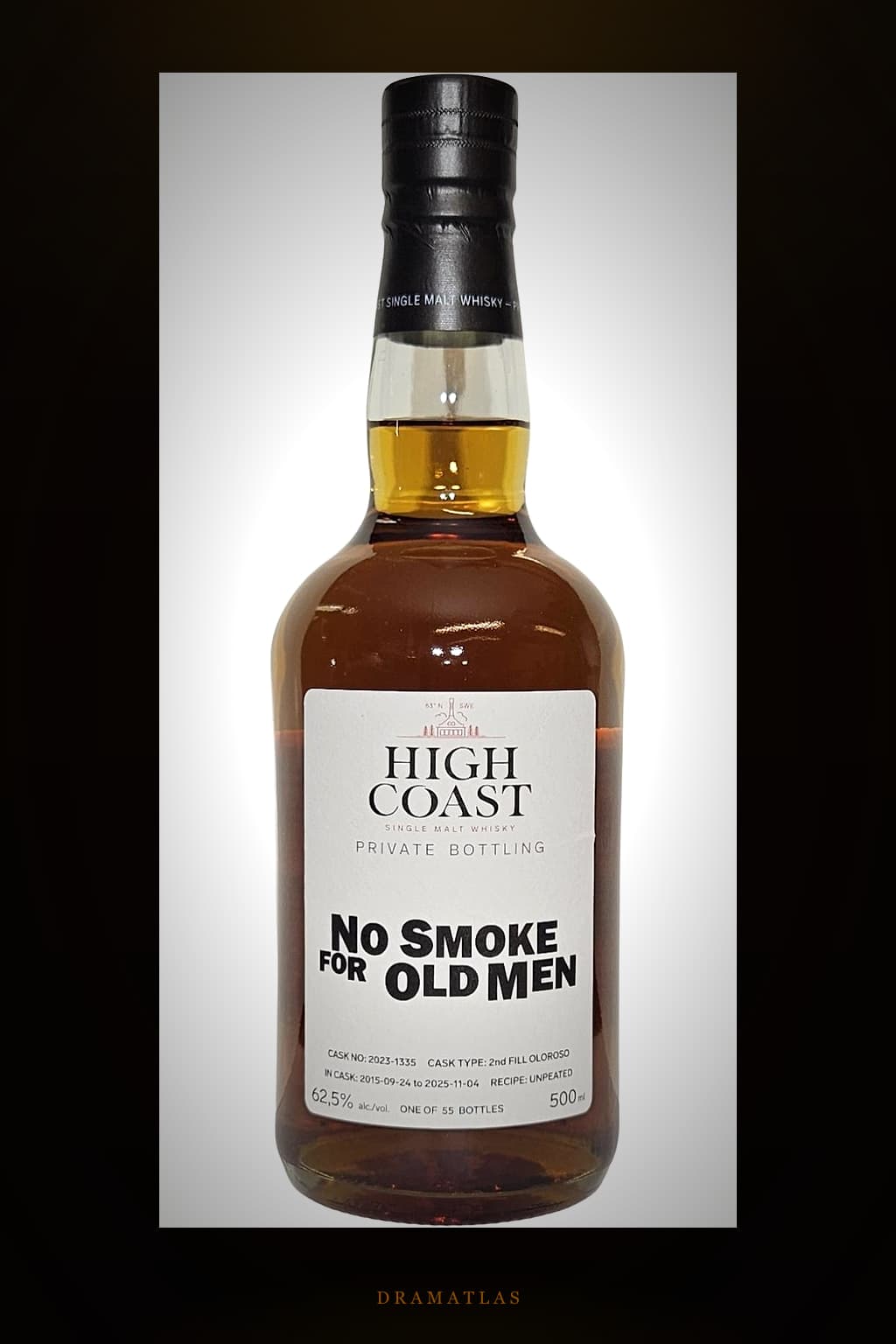 High Coast 2015 No Smoke For Old Men - Private Bottling