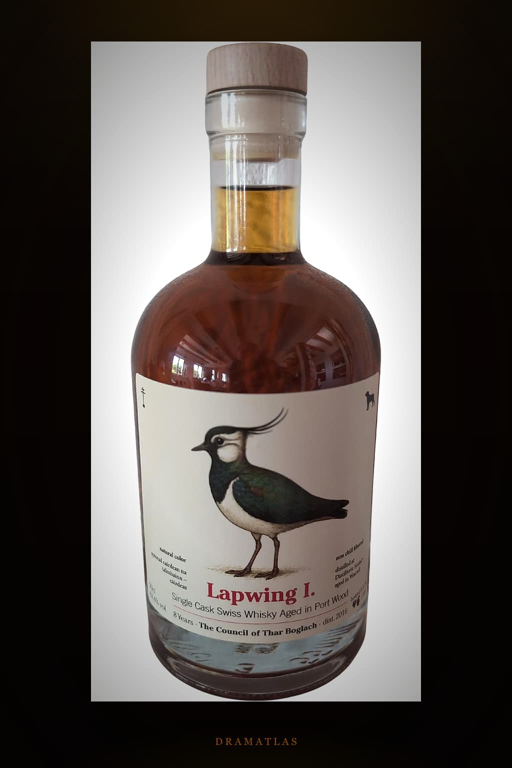 Swiss Single Malt Whisky 2016 PC Lapwing I.