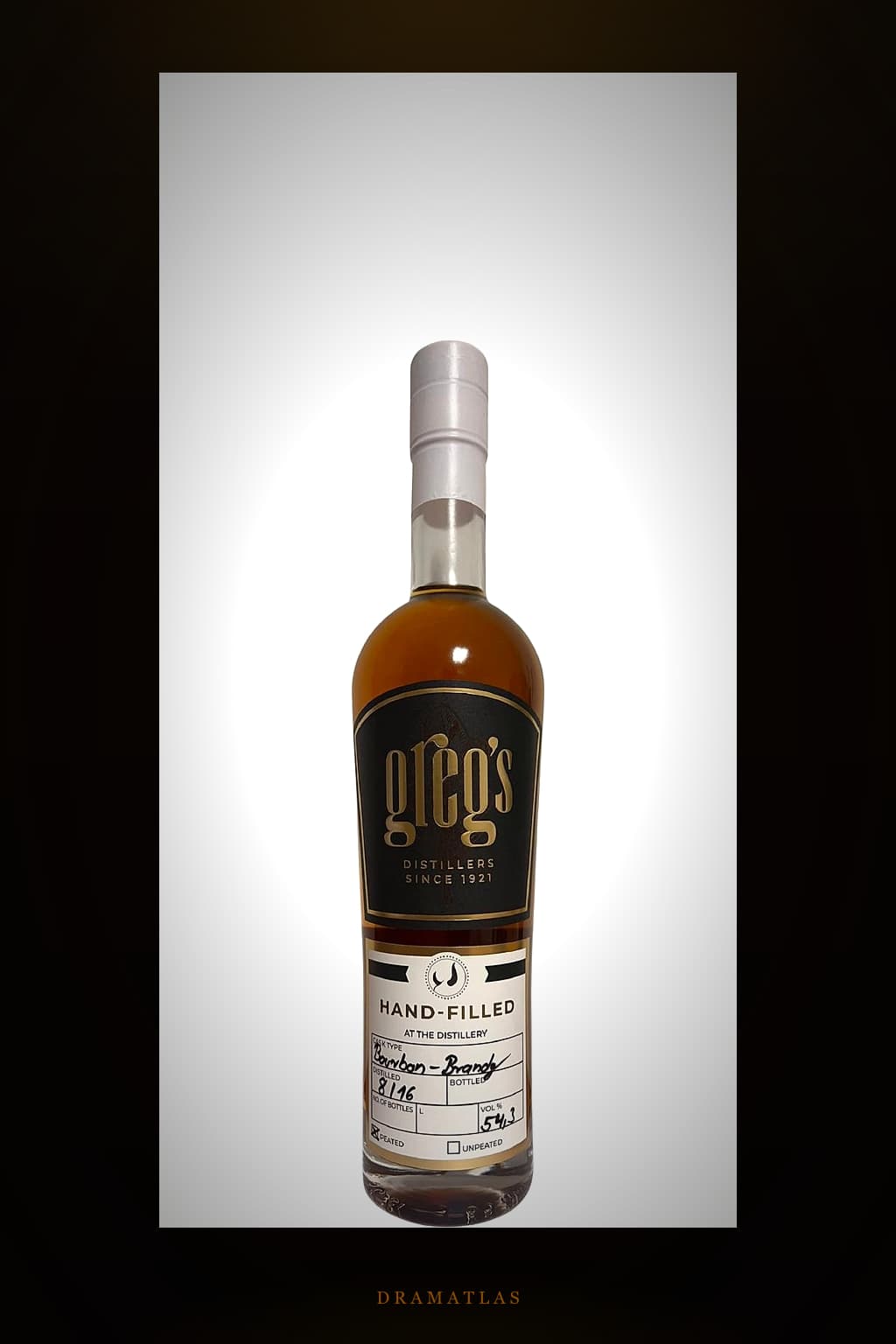Greg's 2016 Hand-filled at the Distillery
