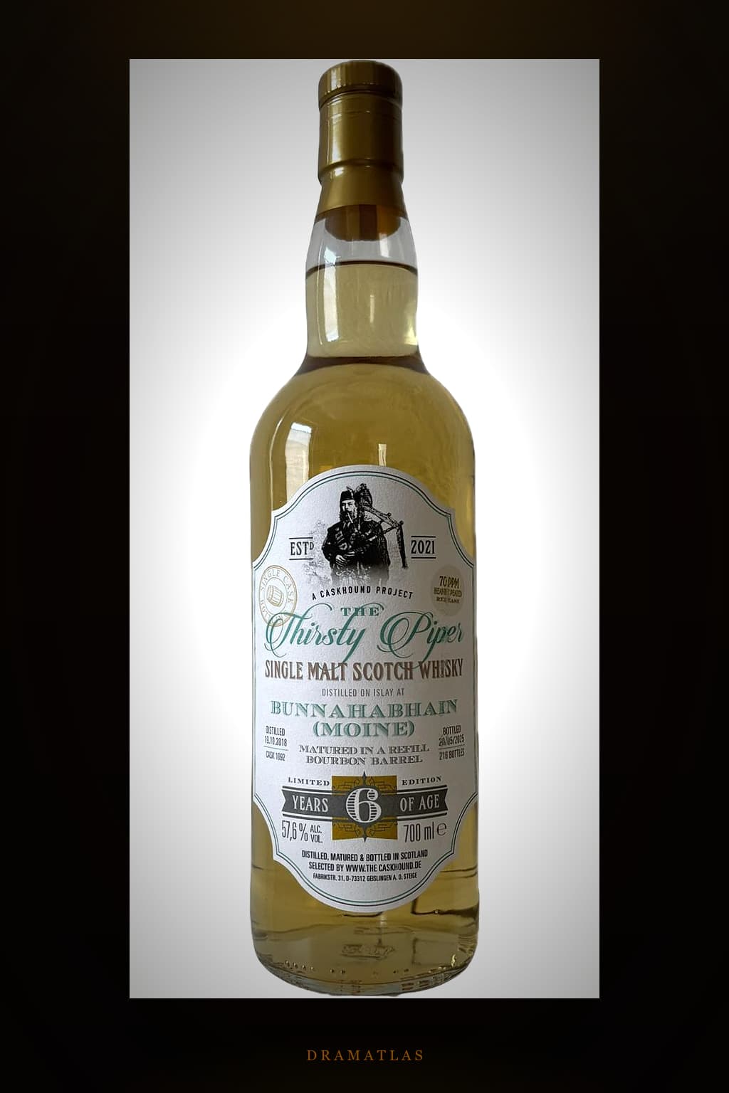 Bunnahabhain 2018 TCaH The Thirsty Piper - Moine