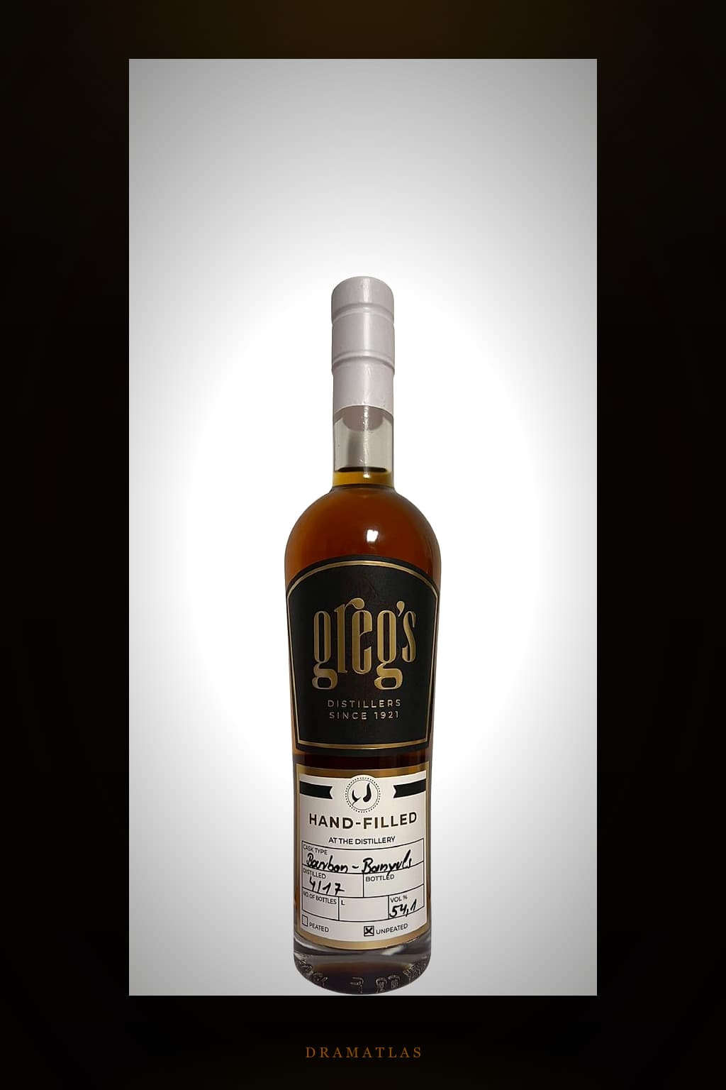 Greg's 2017 Hand-filled at the Distillery