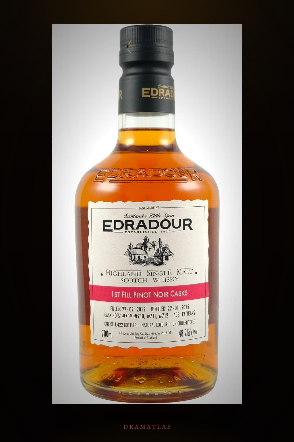 Edradour 2012 1st Fill Pinot Noir Casks