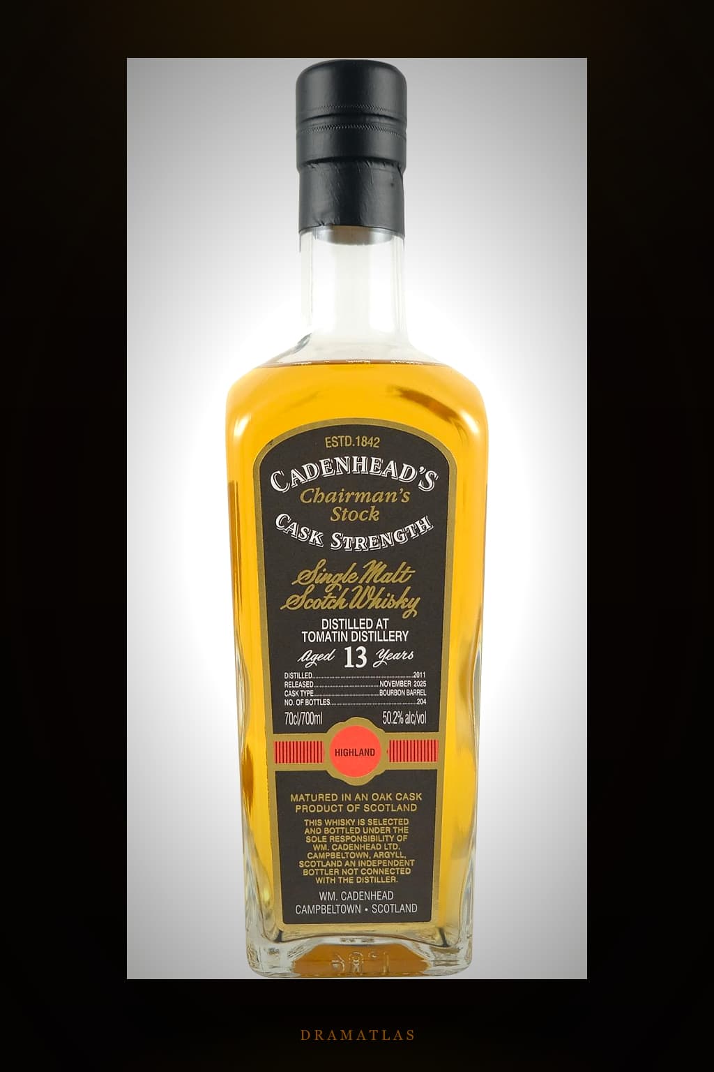 Tomatin 2011 CA Chairman's Stock