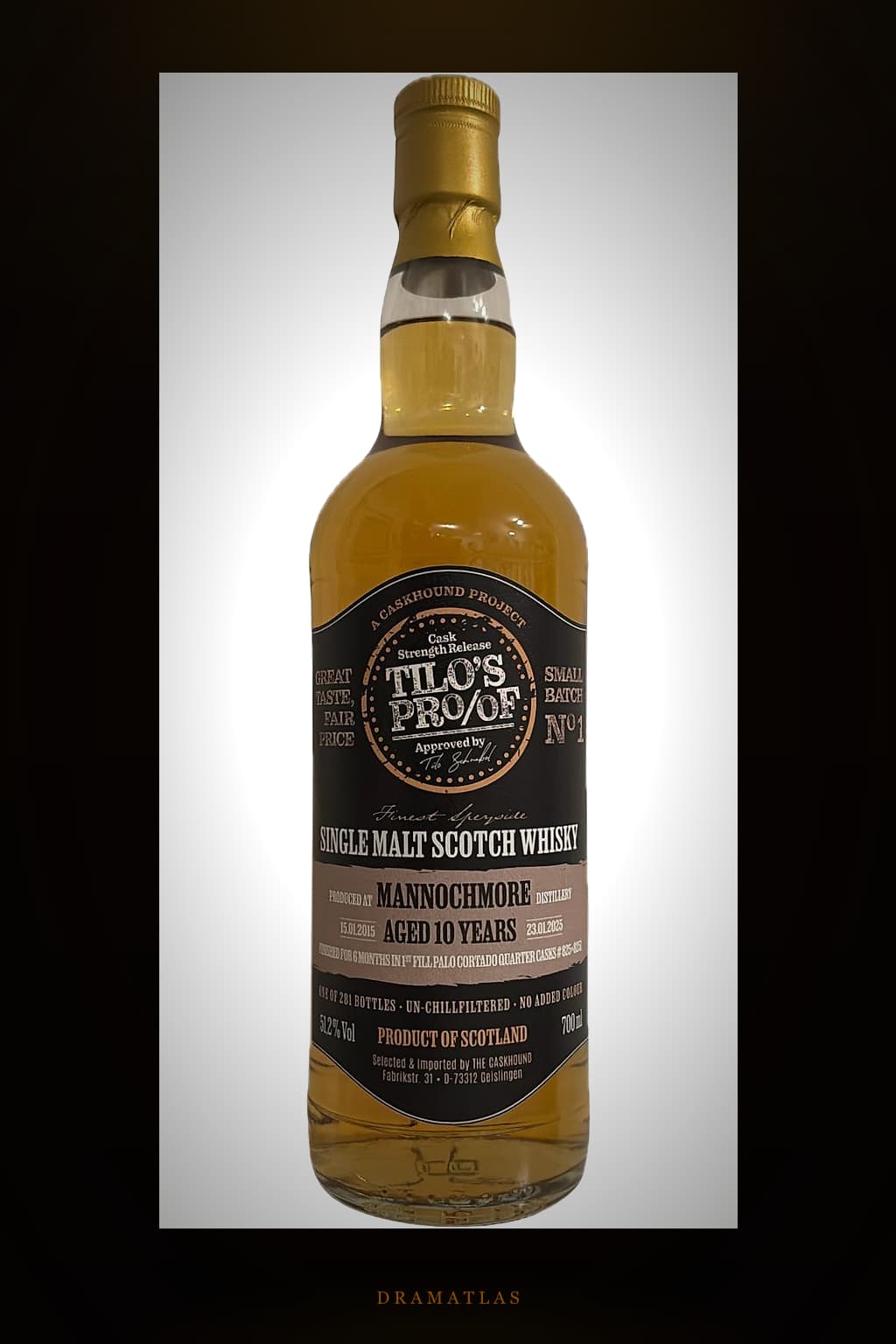Mannochmore 2015 TCaH Tilo's Proof Batch #1