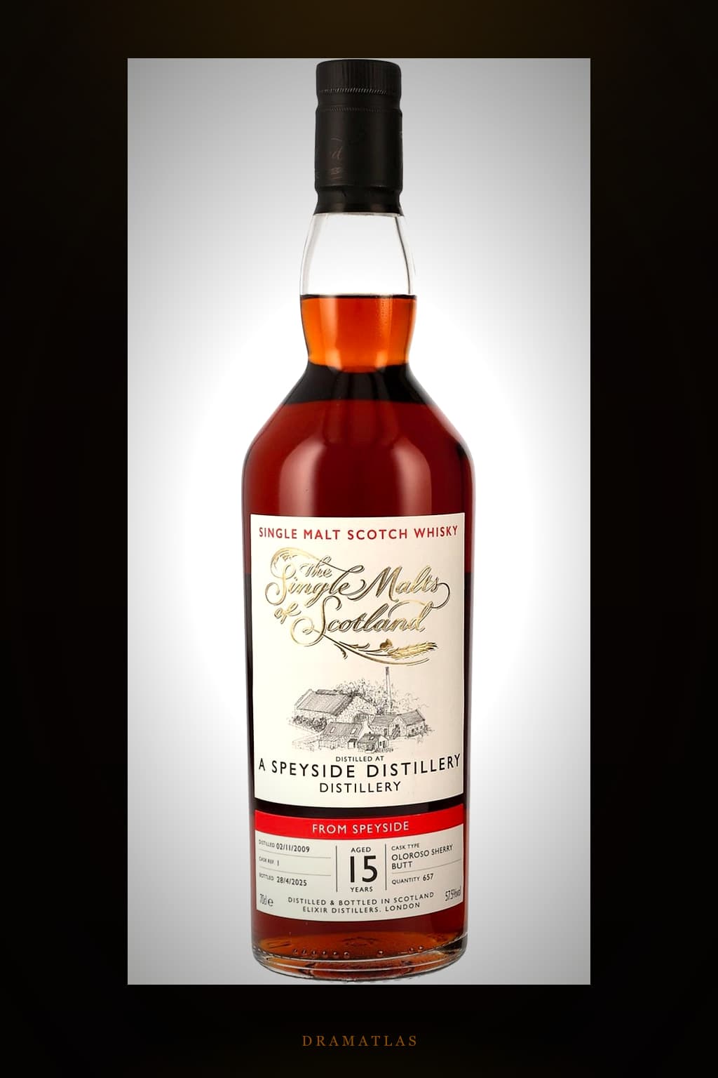 Distilled at a Speyside Distillery 2009 ElD The Single Malts of Scotland