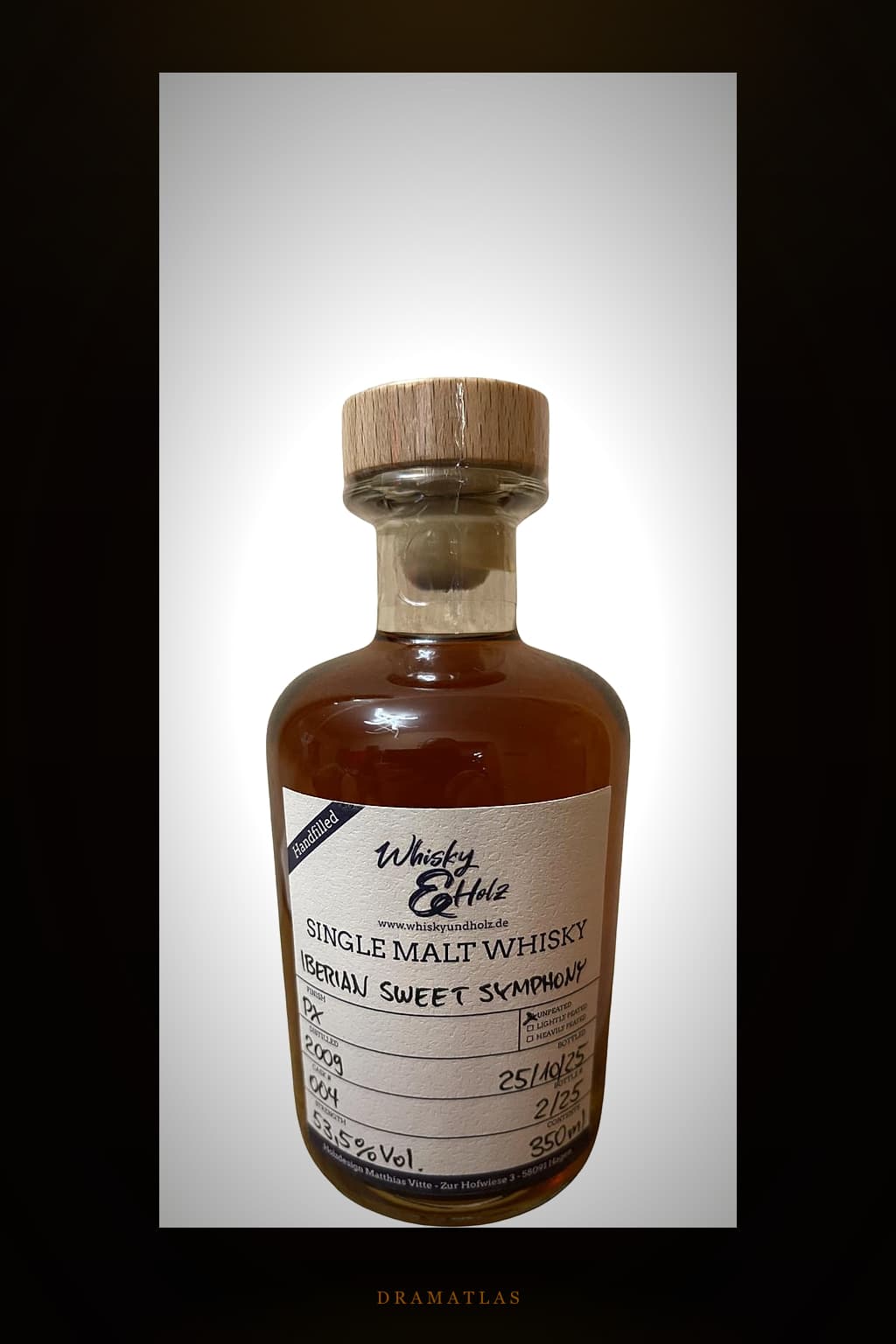 Single Malt Whisky 2009 W&Hz Iberian Sweet Symphony