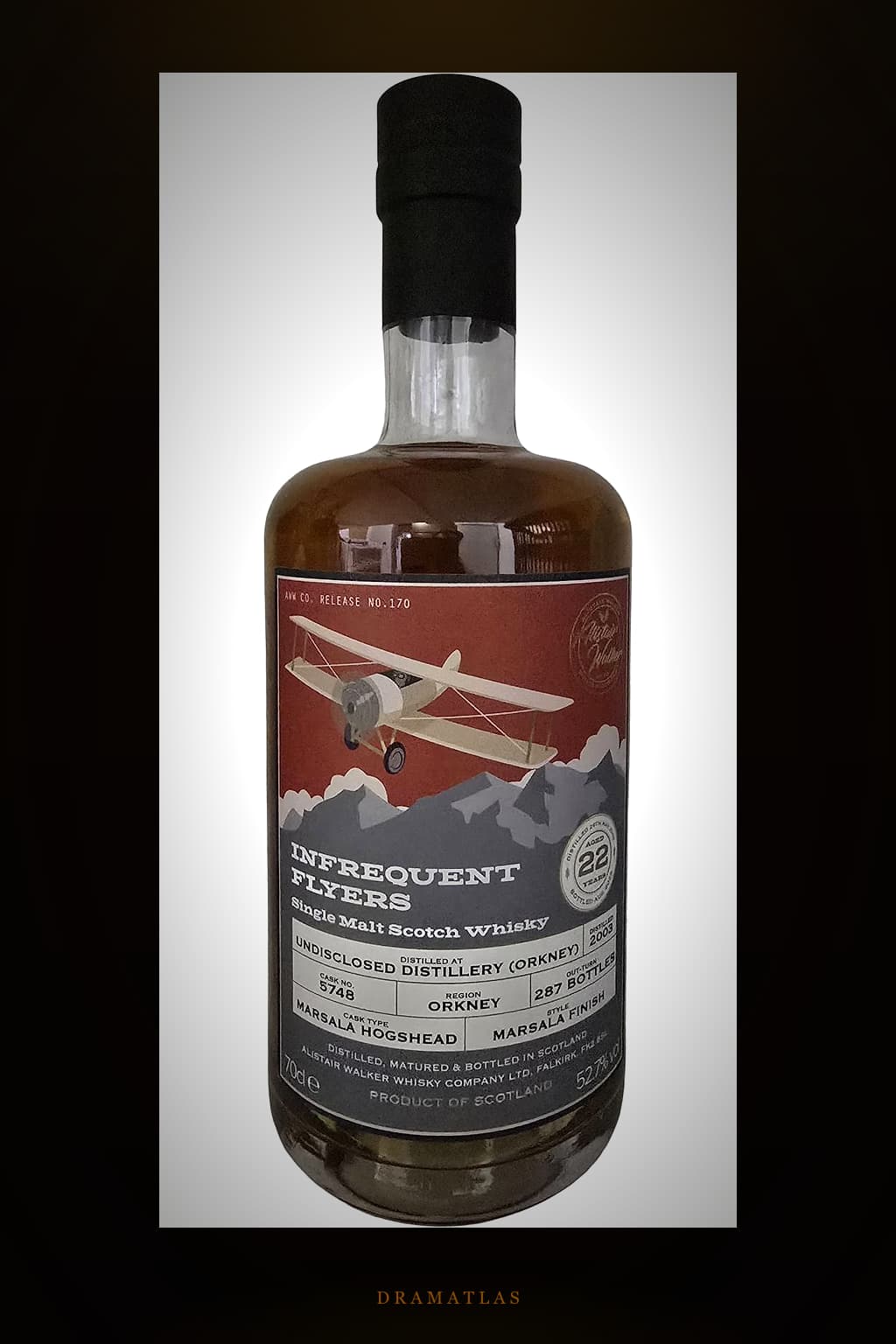 Undisclosed Distillery (Orkney) 2003 AWWC Infrequent Flyers